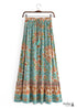 Boho Skirts in Calida in Green For Women
